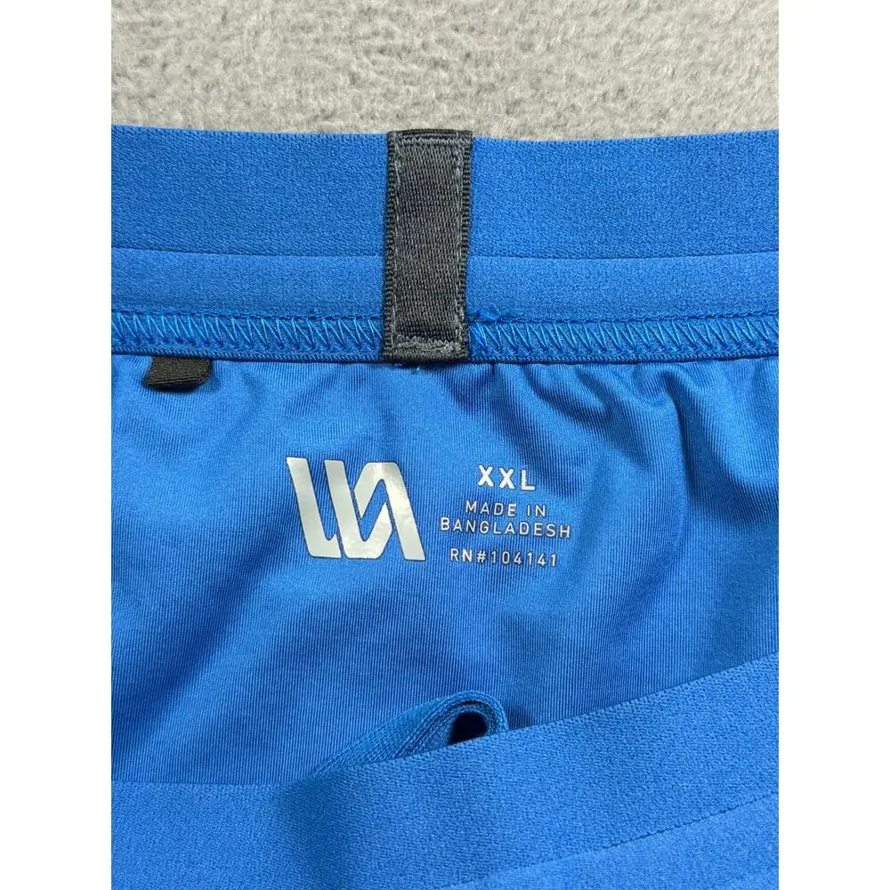 VRST Men's Royal Blue Active Training Running Gym Athletic Shorts Size XXL